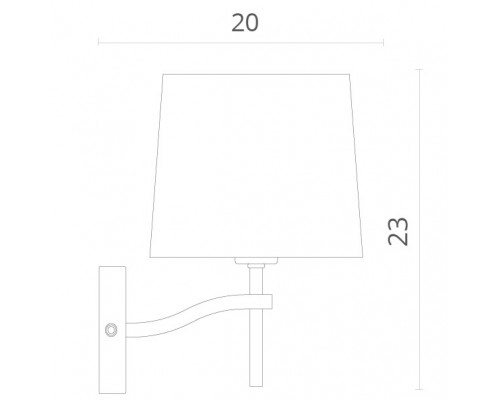 Купить Бра Divinare 1341/02 AP-1| VIVID-LIGHT.RU