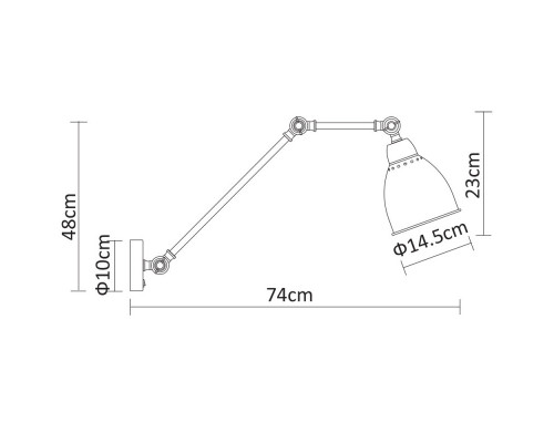 Купить Бра ARTE Lamp A2055AP-1AB| VIVID-LIGHT.RU