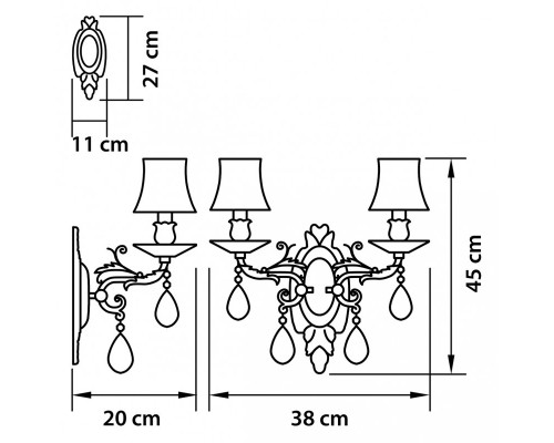 Заказать Бра Lightstar 701621| VIVID-LIGHT.RU