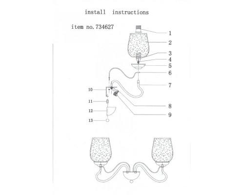 Сделать заказ Бра Lightstar 734627| VIVID-LIGHT.RU