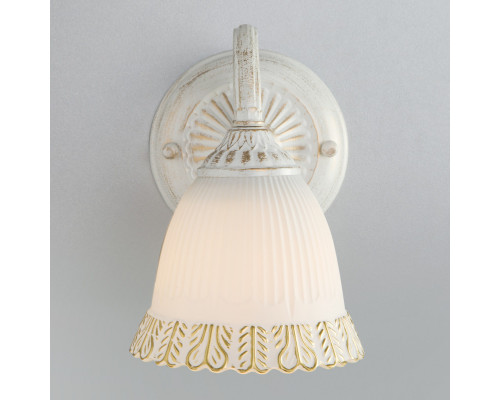 Заказать Бра Eurosvet 60107/1 белый с золотом| VIVID-LIGHT.RU