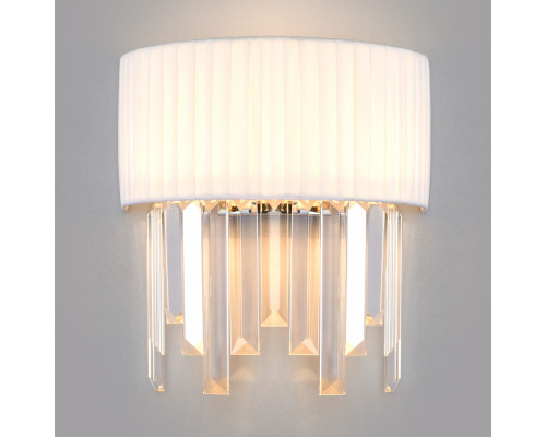 Оформить заказ Бра Eurosvet 10106/2 хром/прозрачный хрусталь Strotskis| VIVID-LIGHT.RU