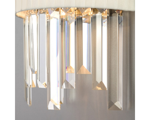 Оформить заказ Бра Eurosvet 10106/2 хром/прозрачный хрусталь Strotskis| VIVID-LIGHT.RU