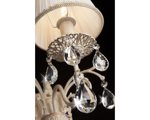 Купить Бра Eurosvet 3637/1 белый с золотом/прозрачный хрусталь Strotskis| VIVID-LIGHT.RU