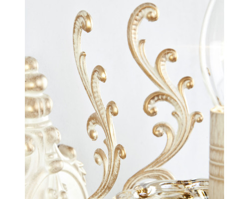 Оформить заказ Бра Eurosvet 3281/2 белый с золотом/тонированный хрусталь Strotskis| VIVID-LIGHT.RU