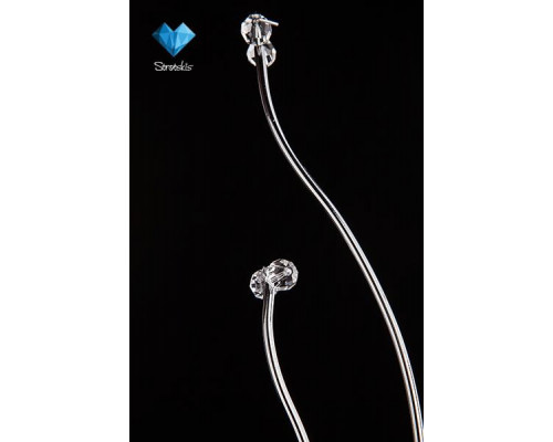 Оформить заказ Бра Eurosvet 10002/1 хром/прозрачный хрусталь Strotskis| VIVID-LIGHT.RU