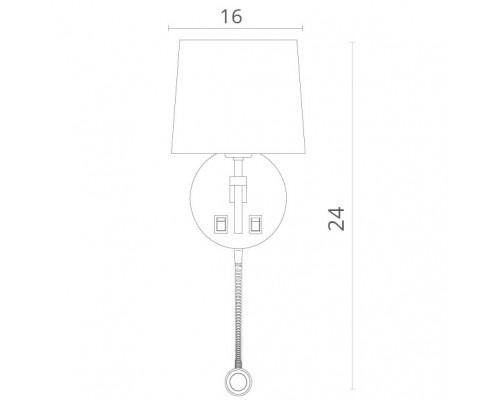 Купить Бра Divinare 1341/02 AP-2| VIVID-LIGHT.RU