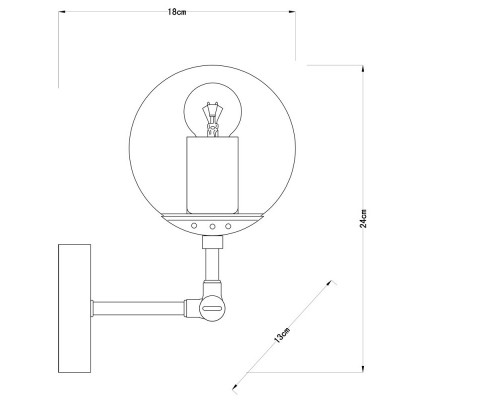 Заказать Бра ARTE Lamp A1664AP-1CC| VIVID-LIGHT.RU