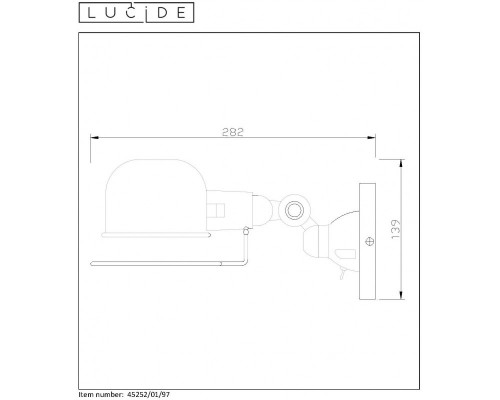 Заказать Бра LUCIDE 45252/01/97| VIVID-LIGHT.RU