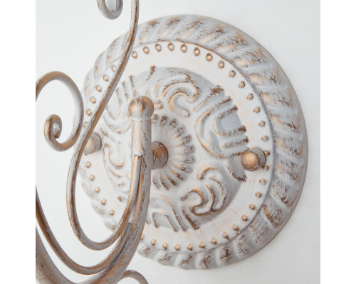 Сделать заказ Бра Eurosvet 10007/1 белый с золотом/прозрачный хрусталь Strotskis| VIVID-LIGHT.RU