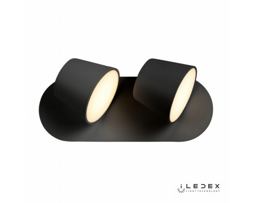 Купить Бра iLedex W1118-2AS BK| VIVID-LIGHT.RU
