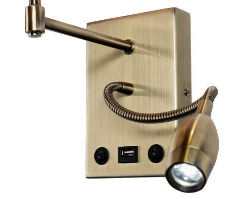 Сделать заказ Бра ARTE Lamp A2581AP-2AB| VIVID-LIGHT.RU