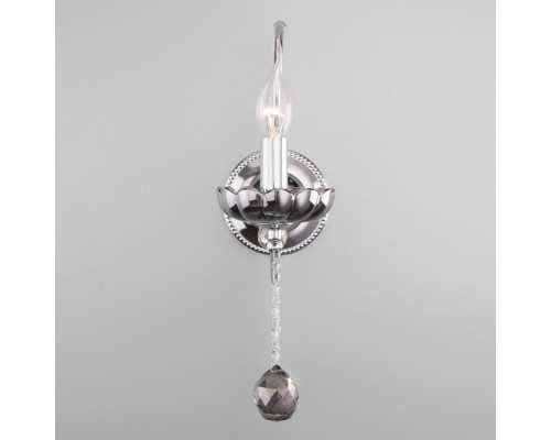 Заказать Бра Eurosvet 10107/1 хром/дымчатый хрусталь Strotskis| VIVID-LIGHT.RU