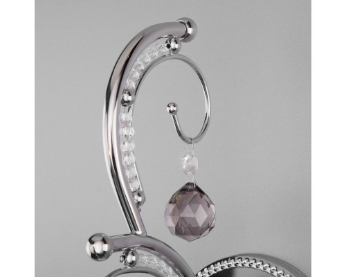 Заказать Бра Eurosvet 10107/1 хром/дымчатый хрусталь Strotskis| VIVID-LIGHT.RU