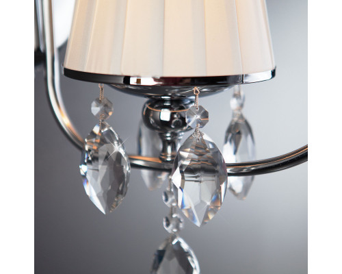 Оформить заказ Бра Eurosvet 10021/1 хром/прозрачный хрусталь Strotskis| VIVID-LIGHT.RU