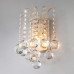 Оформить заказ Бра Eurosvet 3299/2 белый с золотом/прозрачный хрусталь Strotskis| VIVID-LIGHT.RU