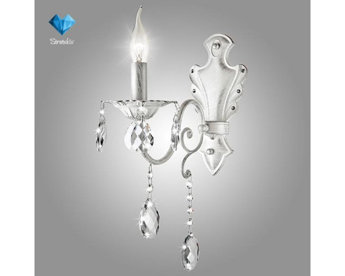Сделать заказ Бра Eurosvet 10064/1 белый с серебром Strotskis| VIVID-LIGHT.RU