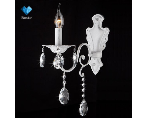 Сделать заказ Бра Eurosvet 10064/1 белый с серебром Strotskis| VIVID-LIGHT.RU