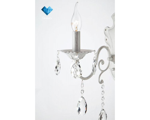 Сделать заказ Бра Eurosvet 10064/1 белый с серебром Strotskis| VIVID-LIGHT.RU