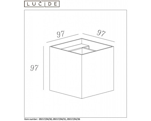 Купить Бра LUCIDE 09217/04/30| VIVID-LIGHT.RU