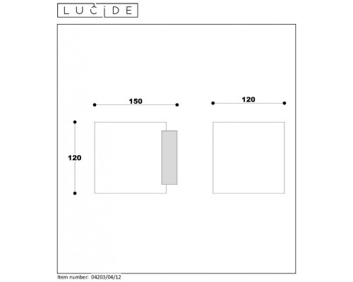 Оформить заказ Бра LUCIDE 04203/04/12| VIVID-LIGHT.RU