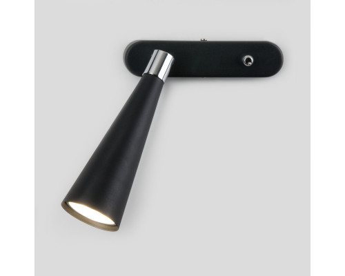 Оформить заказ Бра Elektrostandard Horn GU10 SW чёрный (MRL 1010)| VIVID-LIGHT.RU