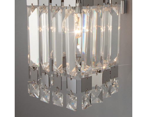 Оформить заказ Бра Eurosvet 10100/1 хром/прозрачный хрусталь Strotskis| VIVID-LIGHT.RU