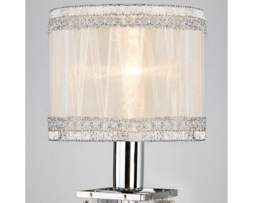 Оформить заказ Бра Eurosvet 10099/1 хром/прозрачный хрусталь Strotskis| VIVID-LIGHT.RU