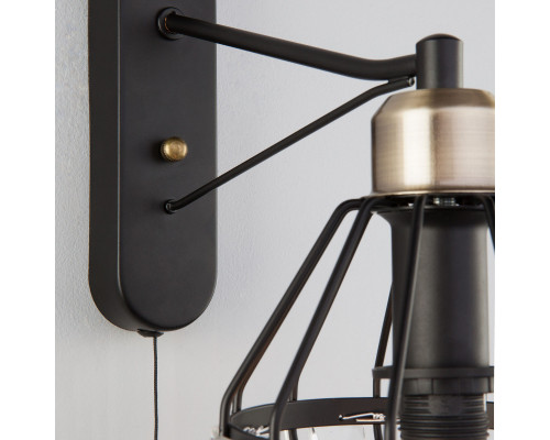 Купить Бра Eurosvet 70075/1 черный| VIVID-LIGHT.RU