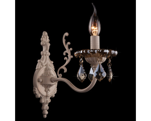 Заказать Бра Eurosvet 3281/1 белый с золотом/тонированный хрусталь Strotskis| VIVID-LIGHT.RU