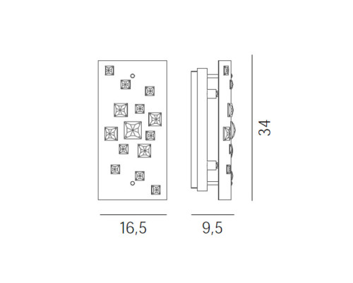 Сделать заказ Бра Illuminati MB1102601-2A| VIVID-LIGHT.RU