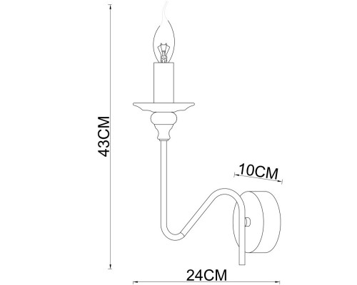 Оформить заказ Бра Divinare 1021/02 AP-1| VIVID-LIGHT.RU