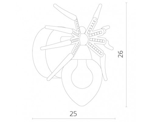 Сделать заказ Бра Divinare 1309/02 AP-1| VIVID-LIGHT.RU