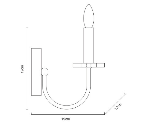 Заказать Бра ARTE Lamp A6062AP-1WH| VIVID-LIGHT.RU