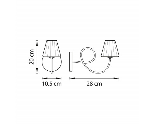 Купить Бра Lightstar 814614| VIVID-LIGHT.RU