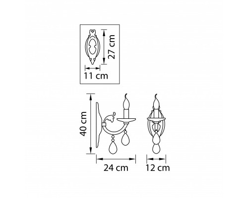 Купить Бра Lightstar 694611| VIVID-LIGHT.RU
