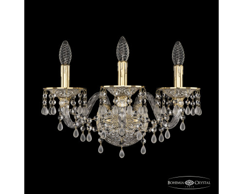 Купить Бра Bohemia Ivele Crystal 16110B/3/165/XL GW V0300| VIVID-LIGHT.RU