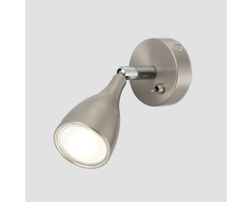 Купить Бра Elektrostandard Klio GU10 SW сатинированный никель (MRL 1008)| VIVID-LIGHT.RU