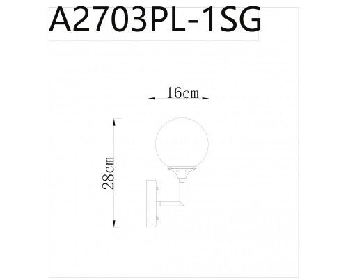 Оформить заказ Бра ARTE Lamp A2703AP-1SG| VIVID-LIGHT.RU
