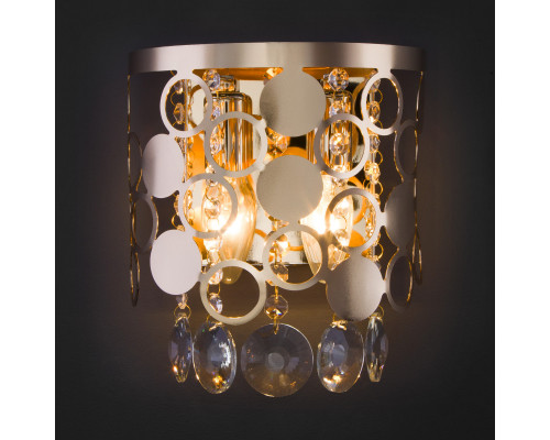 Заказать Бра Eurosvet 10114/2 золото/прозрачный хрусталь Strotskis| VIVID-LIGHT.RU