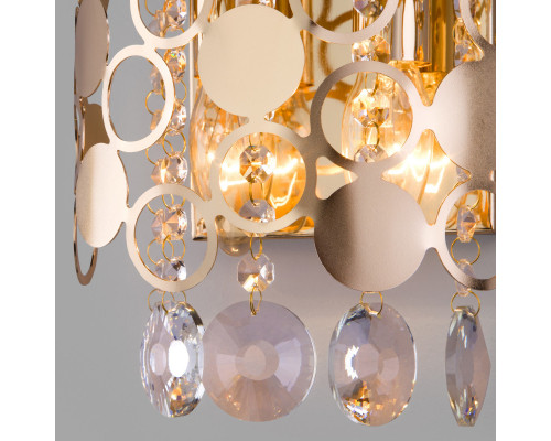 Заказать Бра Eurosvet 10114/2 золото/прозрачный хрусталь Strotskis| VIVID-LIGHT.RU