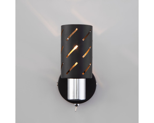 Оформить заказ Бра Eurosvet 20090/1 черный/хром| VIVID-LIGHT.RU