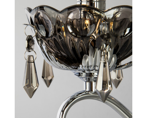 Сделать заказ Бра Eurosvet 10103/1 хром/дымчатый хрусталь Strotskis| VIVID-LIGHT.RU