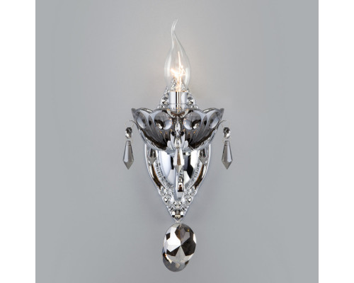 Сделать заказ Бра Eurosvet 10103/1 хром/дымчатый хрусталь Strotskis| VIVID-LIGHT.RU