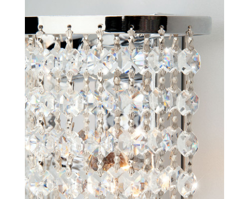 Заказать Бра Eurosvet 3102/2 хром/прозрачный хрусталь Strotskis| VIVID-LIGHT.RU