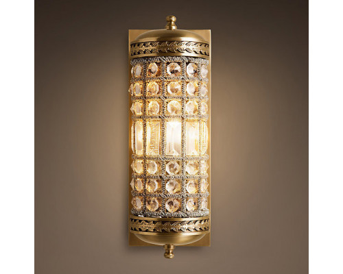 Купить Бра DeLight Collection KR0107W-1 antique brass| VIVID-LIGHT.RU