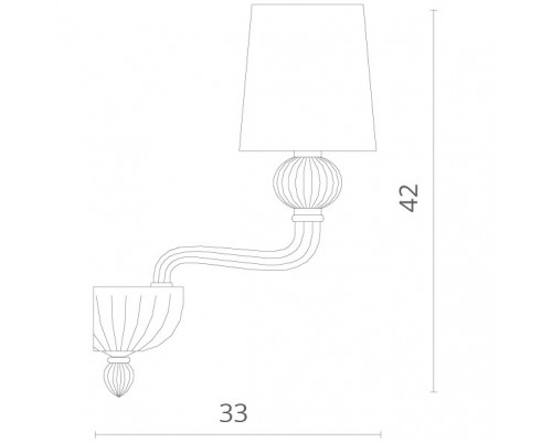 Заказать Бра Divinare 1154/02 AP-1| VIVID-LIGHT.RU