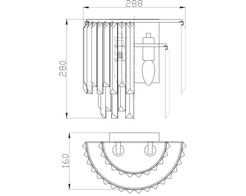 Сделать заказ Бра Divinare 1223/02 AP-2| VIVID-LIGHT.RU