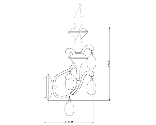 Заказать Бра ARTE Lamp A3239AP-2WH| VIVID-LIGHT.RU