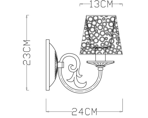 Заказать Бра ARTE Lamp A5468AP-1WG| VIVID-LIGHT.RU